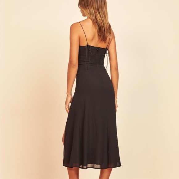 ❤️Reformation Juliette Dress Black - Picture 5 of 8